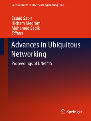 cover image of Advances in Ubiquitous Networking